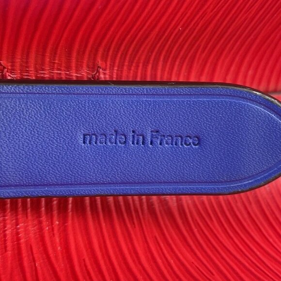 LOUIS VUITTON Neonoe Epi Leather Coquelicot/Blue M54365 - Picture 4 of 14